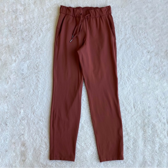 Lululemon On the Fly 7/8 Pant Luxtreme Rustic Clay Pants 2 - Picture 4 of 11